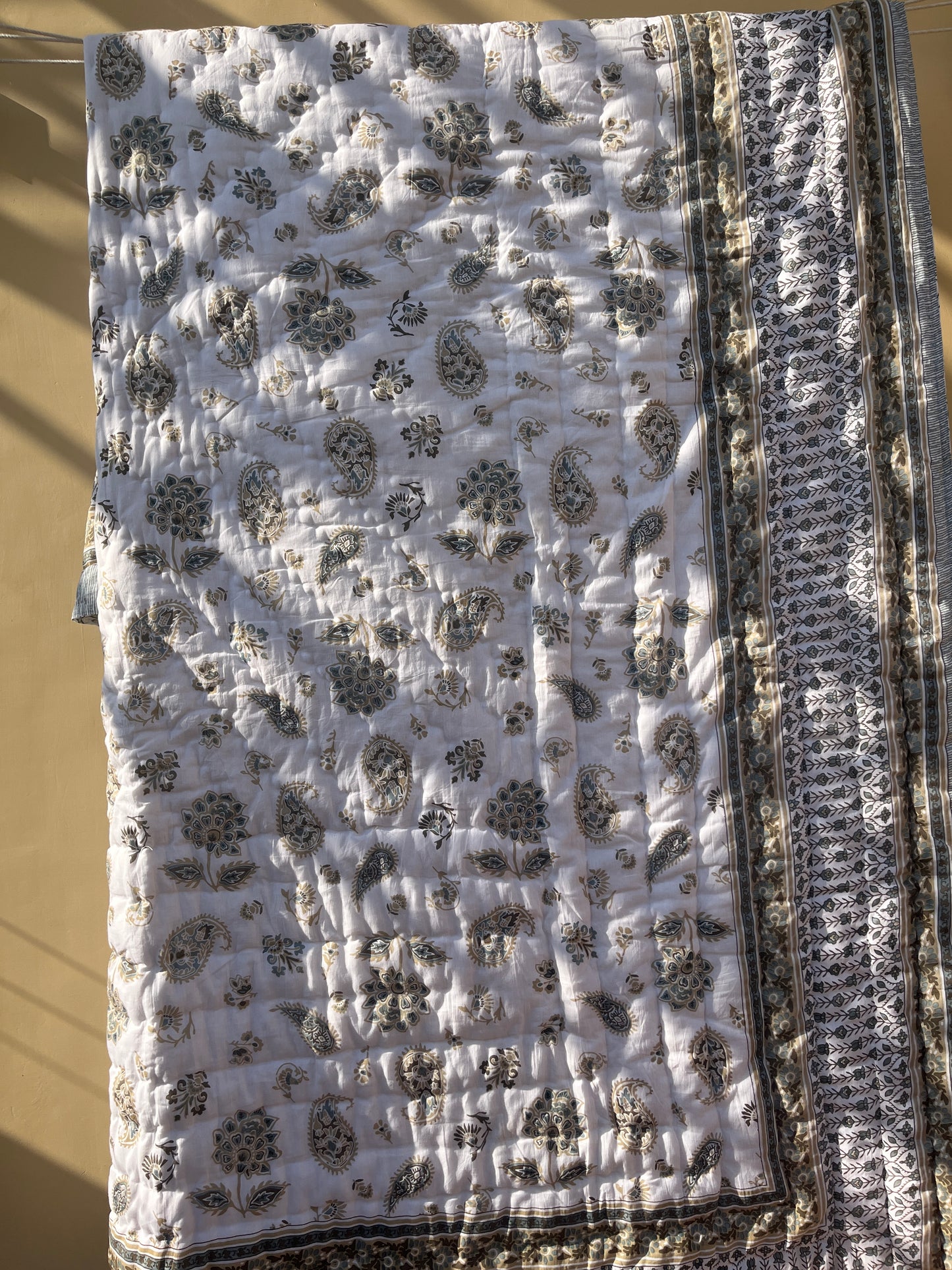 Jaipuri Double Bed Quilt (90”*108”)