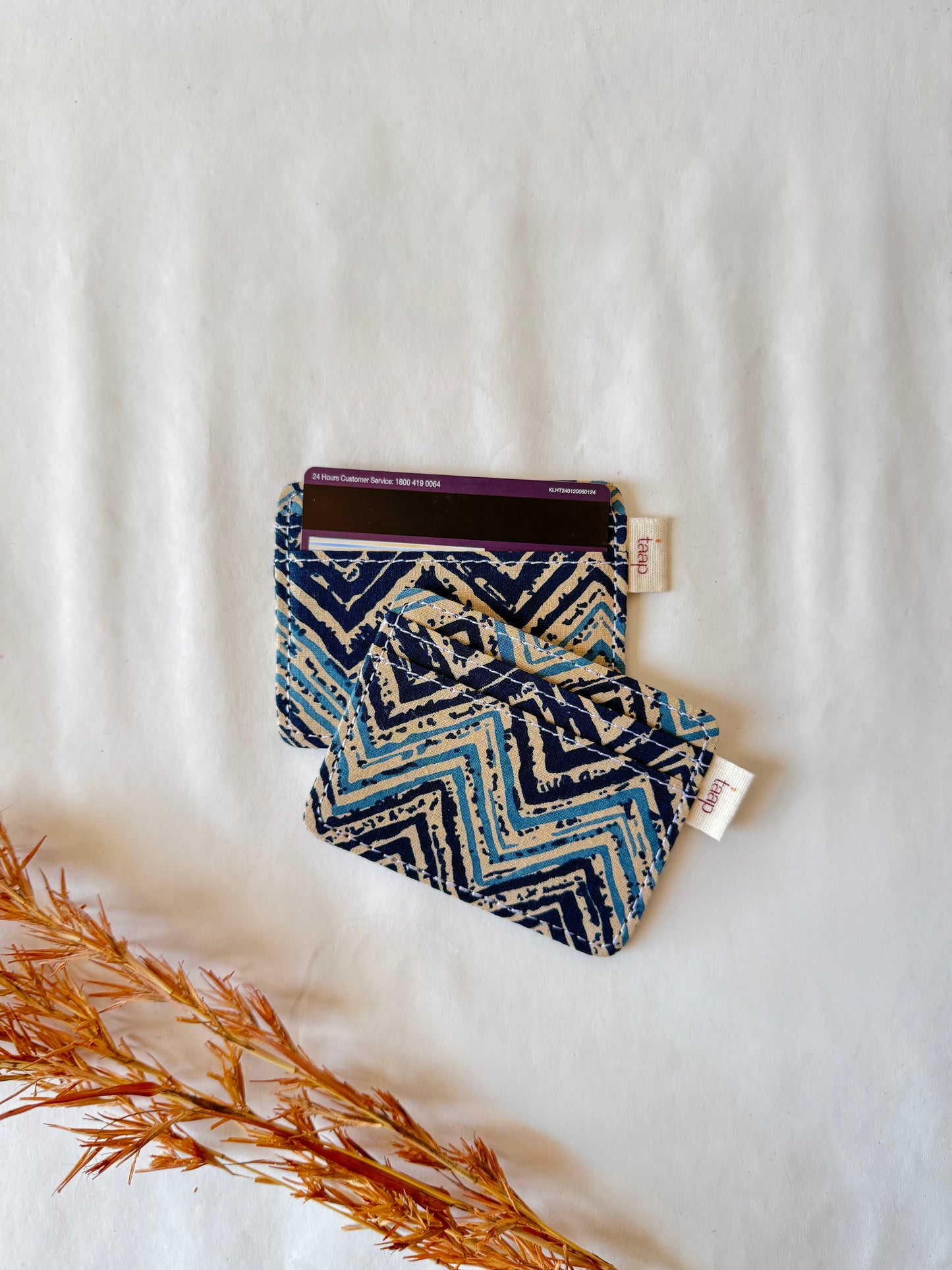 Blue Mirage Card Holder – Slim, Stylish & Smartly Functional