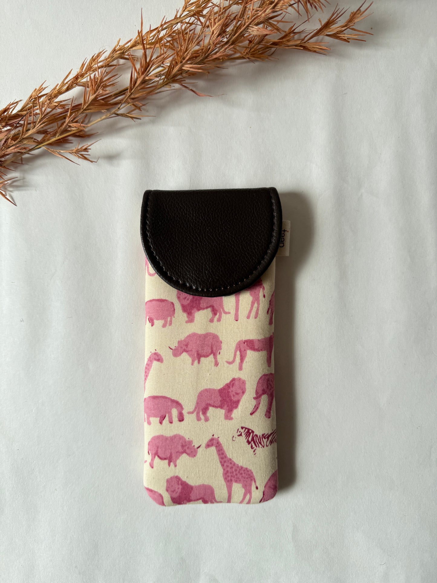 Blush Safari Sunglass Cover – Gentle Guard for Your Shades