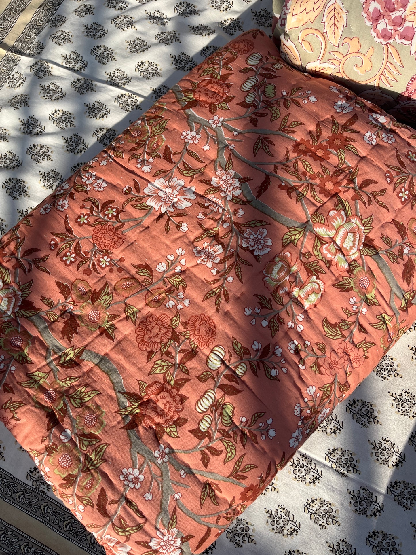 Jaipuri Double Bed Quilt (90”*108”)