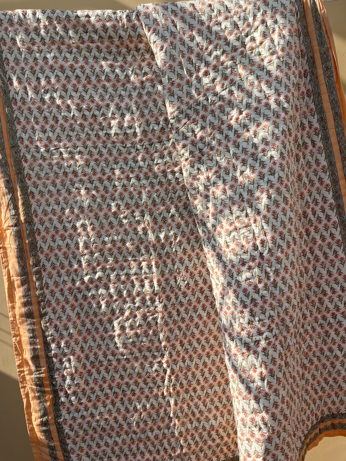 Jaipuri Double Bed Quilt (90”*108”)