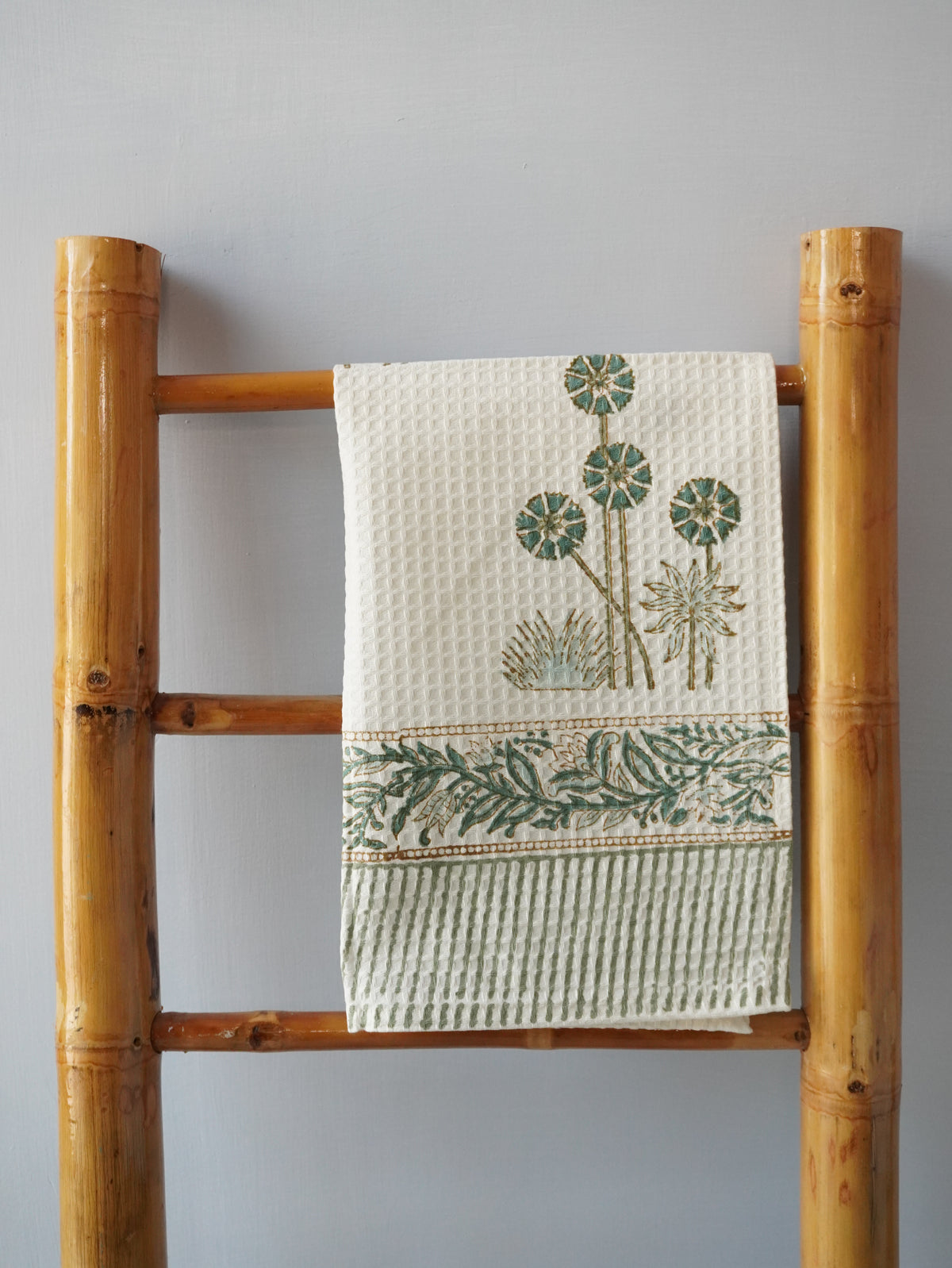 Lily HandBlock Premium Cotton Waffle Hand Towel