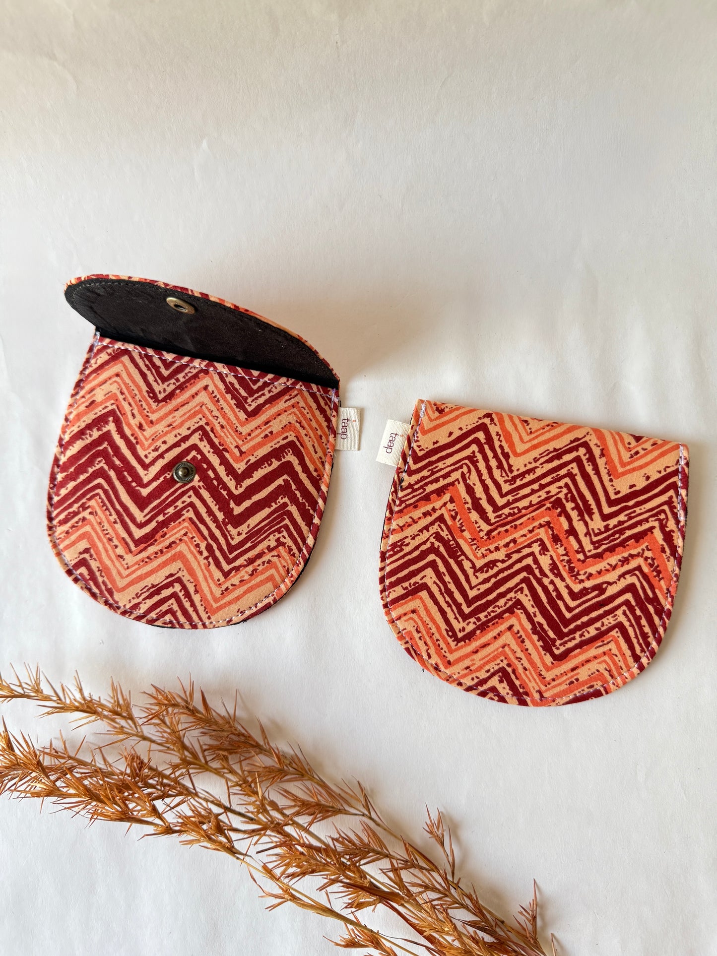 Desert Chevron Money Pouch – Pocket-Sized Organizer for Everyday Essentials