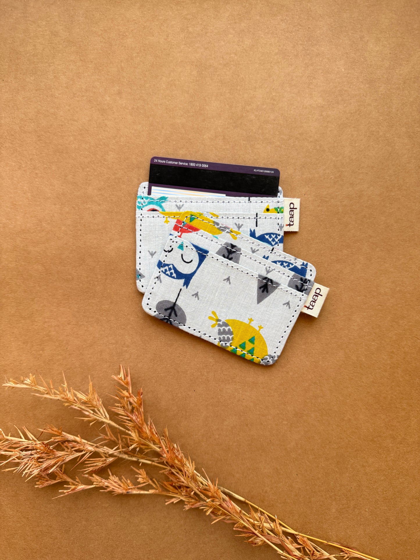 Autumn Owl Card Holder – Slim, Stylish & Smartly Functional