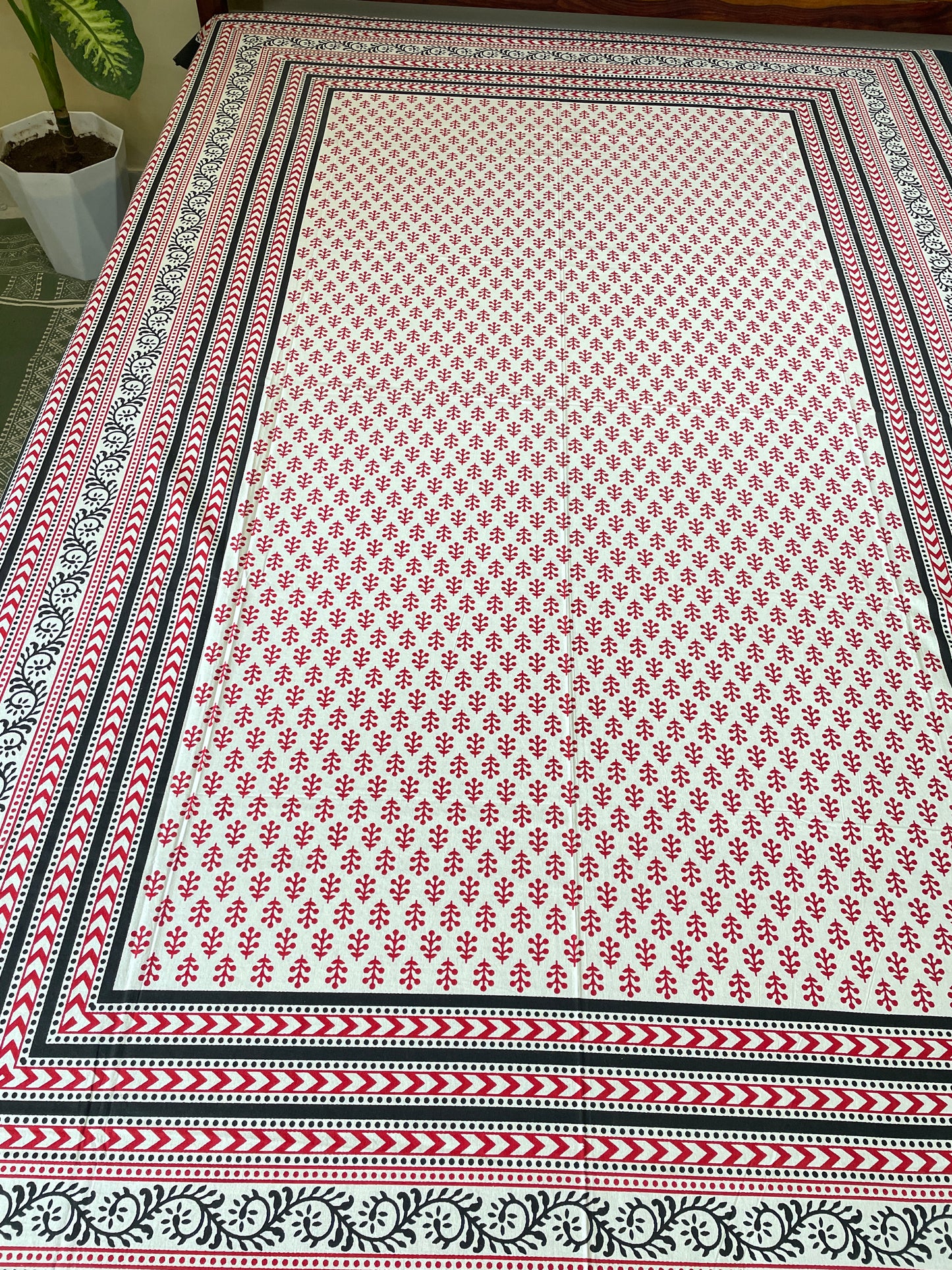 Traditional Single Bedsheet Without Pillow Cover (60”*90”)