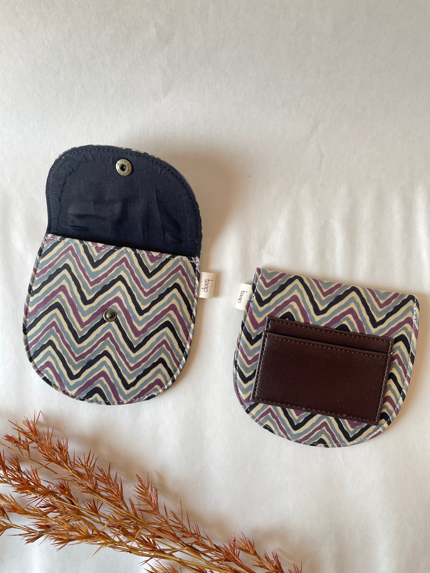 Twilight Chevron Money Pouch – Pocket-Sized Organizer for Everyday Essentials