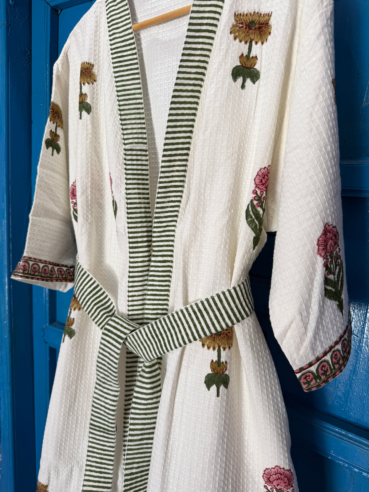 Mughal Premium Cotton Waffle Bathrobe (Adult)