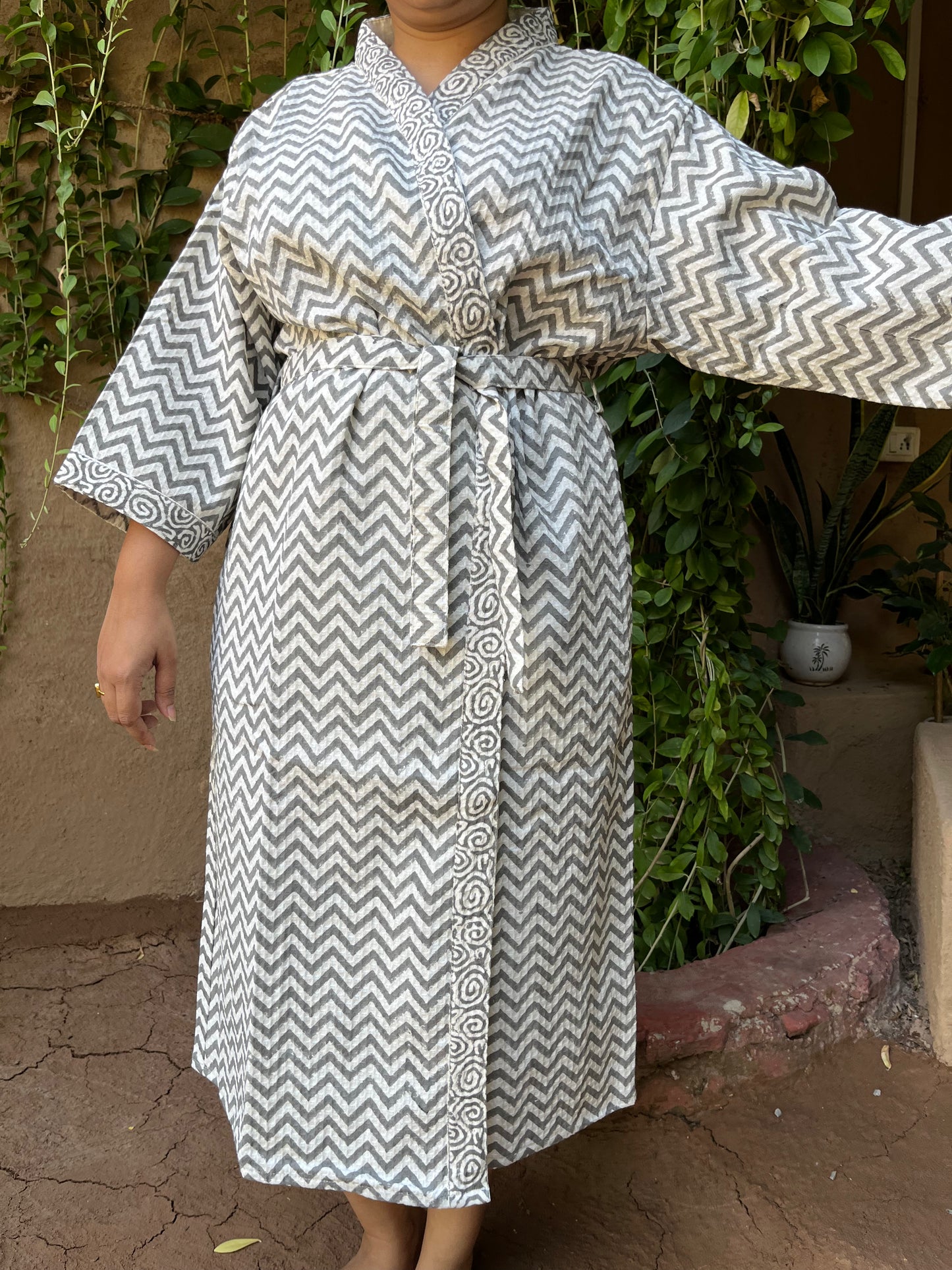 Moon Dust Premium Cotton Waffle Bathrobe (Adult)