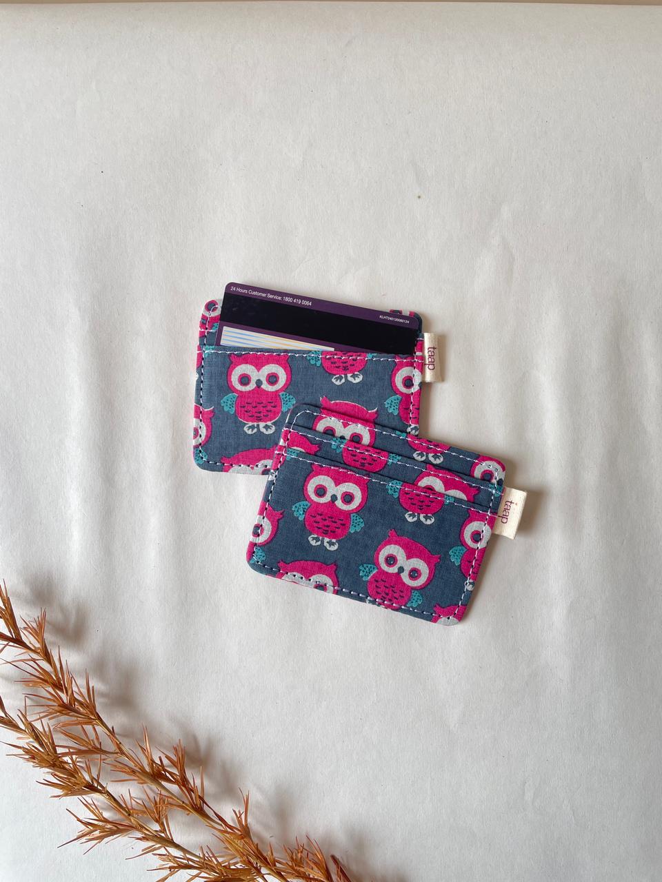 Whimsy Owl Card Holder – Slim, Stylish & Smartly Functional