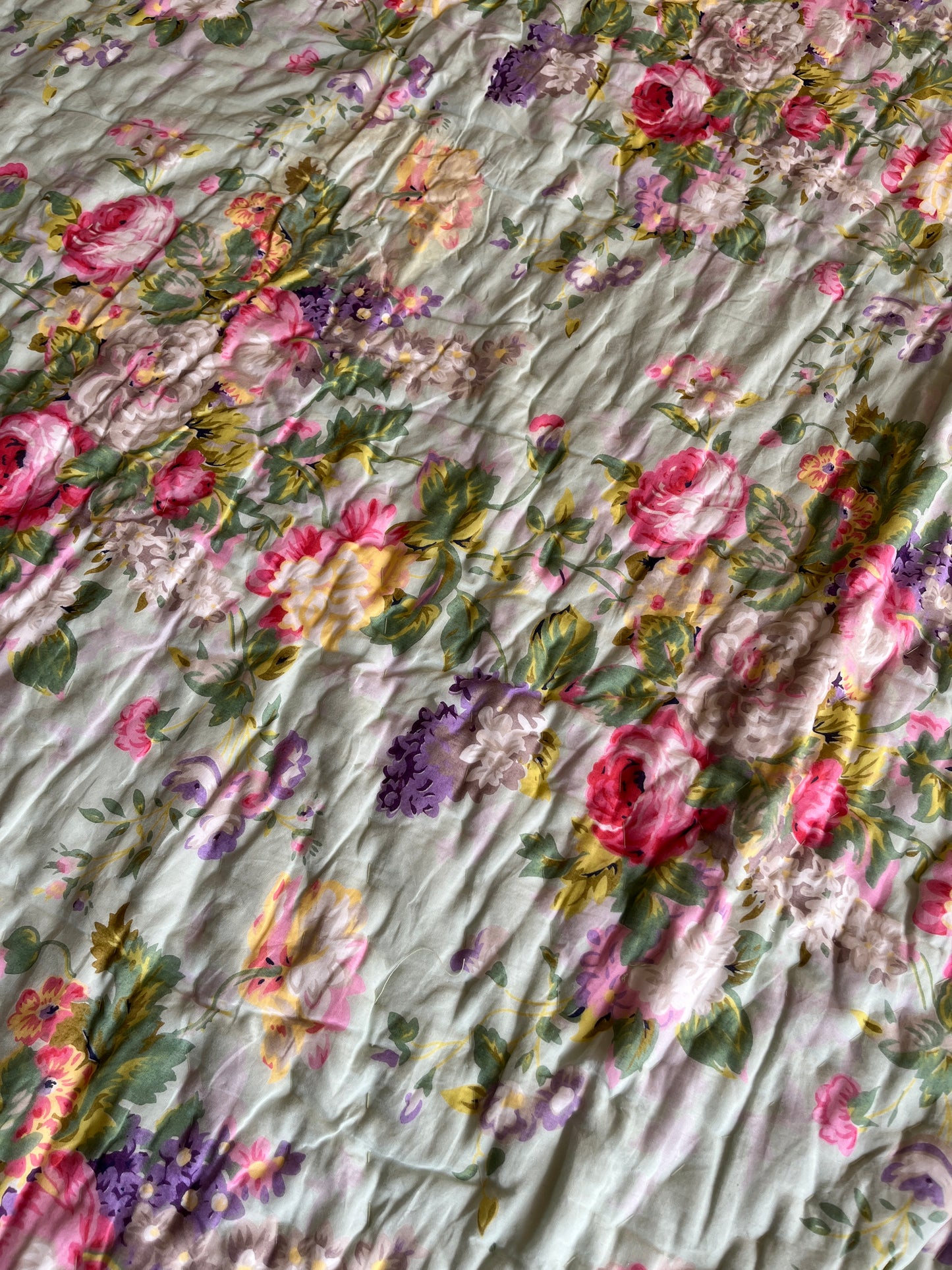 Multicolour Handblock Single Bed Quilt (60”*90”)