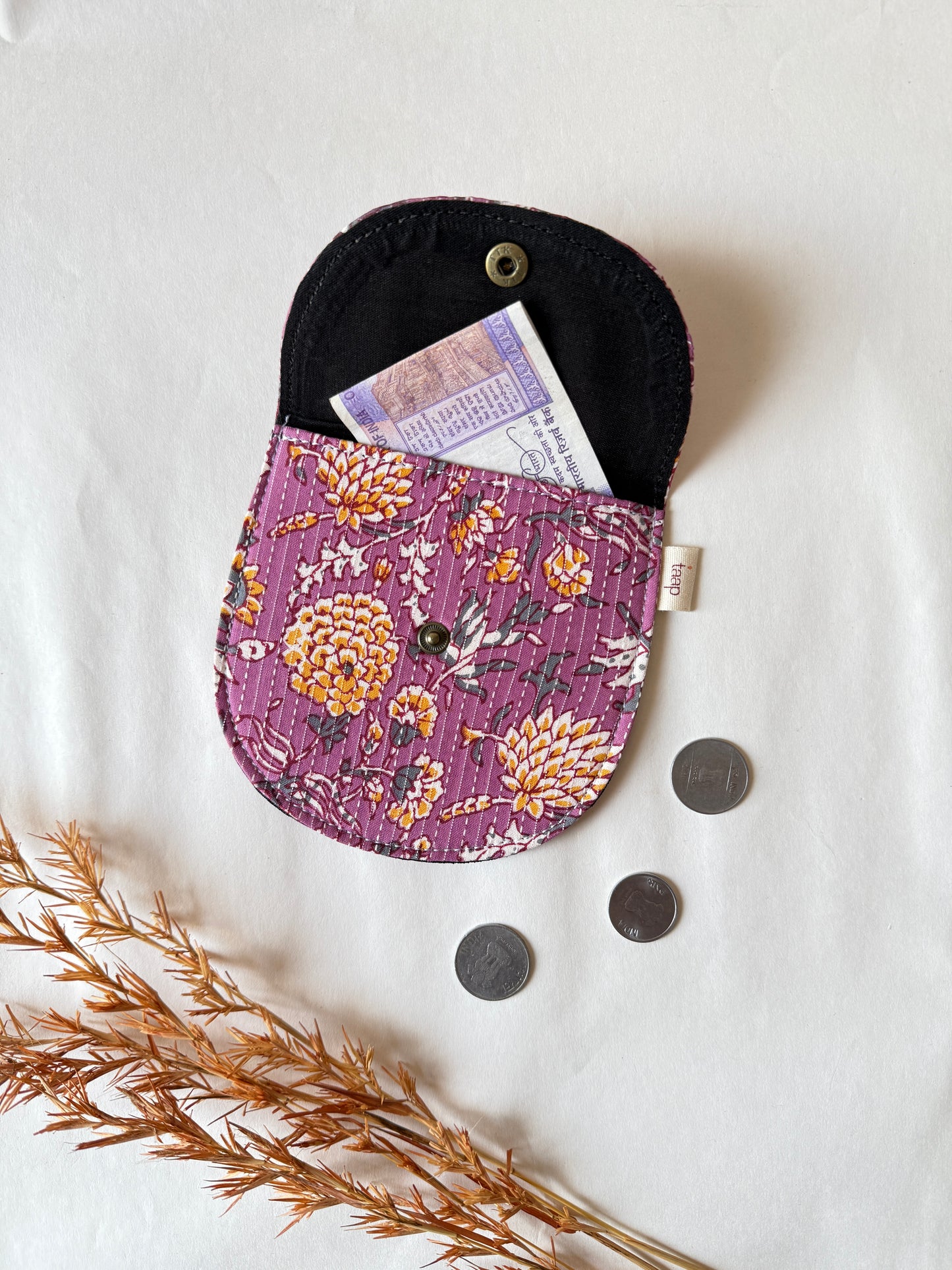 Gulbahar Violte Money Pouch – Pocket-Sized Organizer for Everyday Essentials