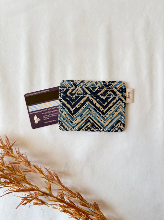 Blue Mirage Card Holder – Slim, Stylish & Smartly Functional