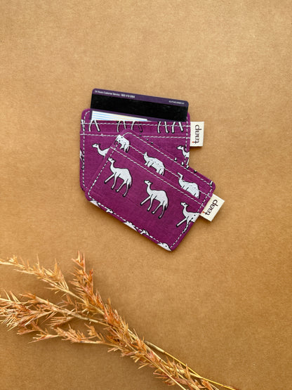 Sunset Streak Card Holder – Slim, Stylish & Smartly Functional