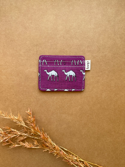 Sunset Streak Card Holder – Slim, Stylish & Smartly Functional