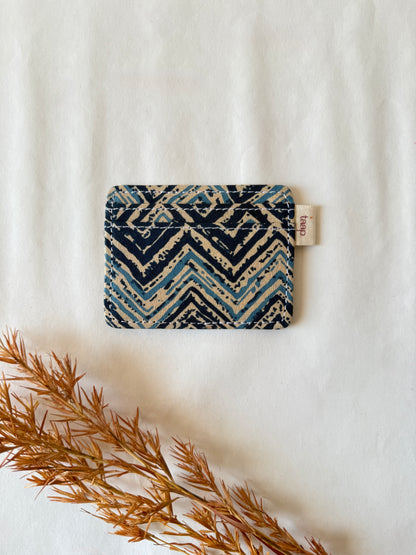 Blue Mirage Card Holder – Slim, Stylish & Smartly Functional