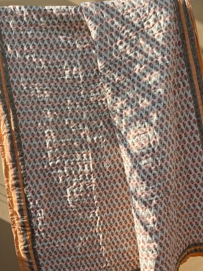 Jaipuri Double Bed Quilt (90”*108”)