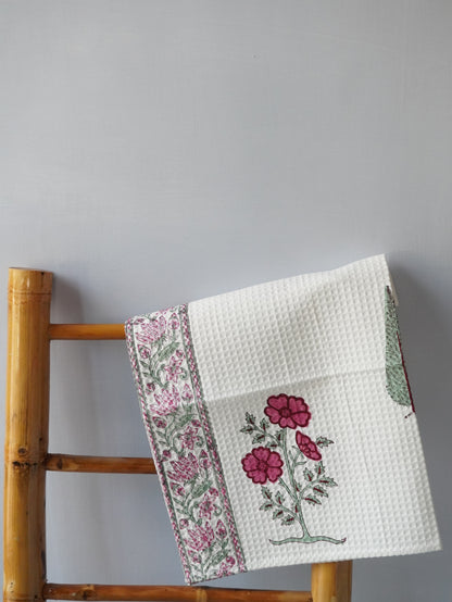 HandBlock Premium Cotton Waffle Hand Towel
