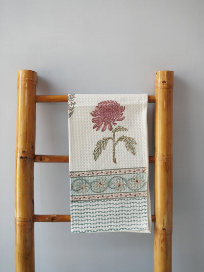 Alora HandBlock Premium Cotton Waffle Hand Towel