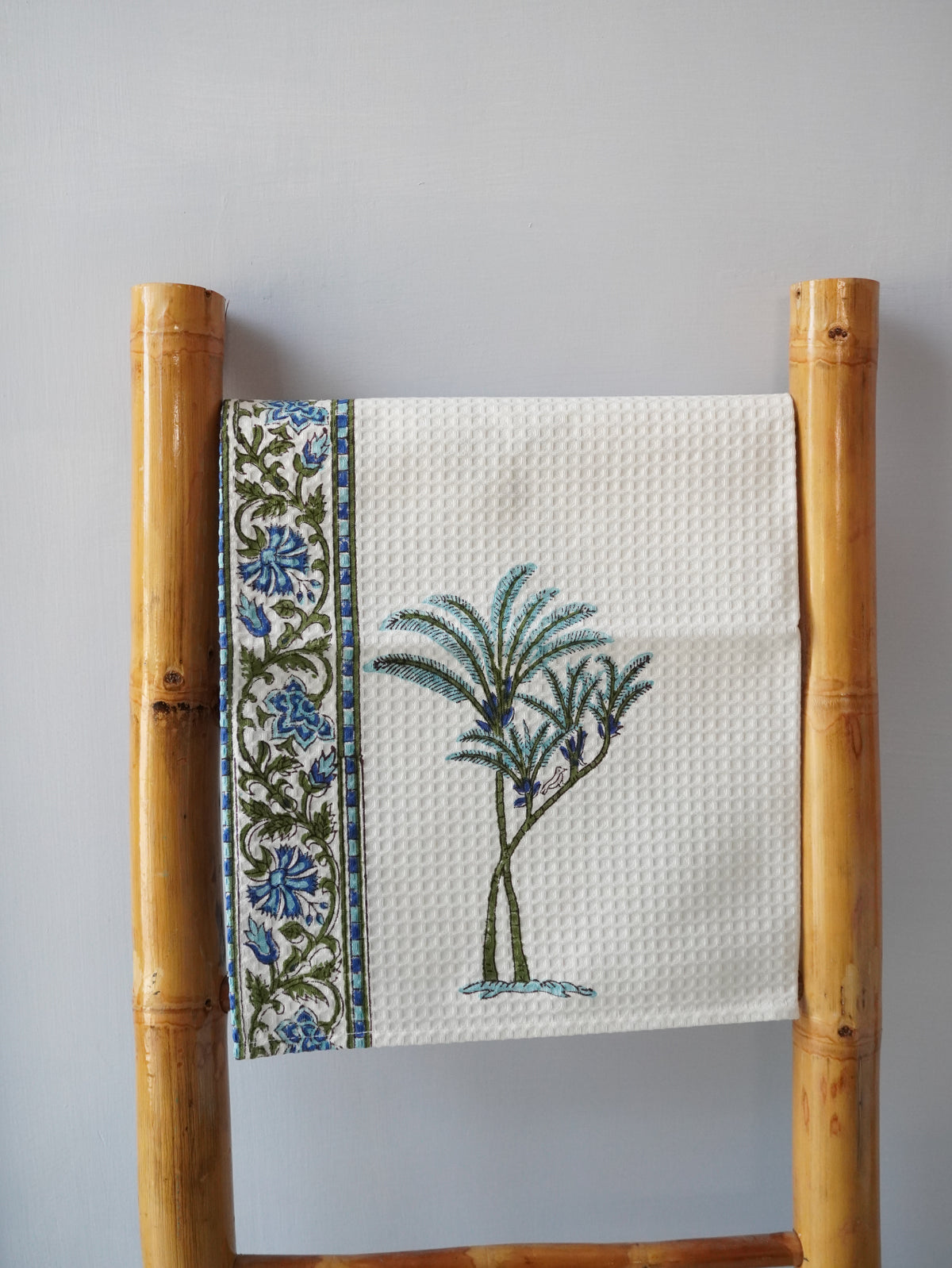 Flora HandBlock Premium Cotton Waffle Hand Towel