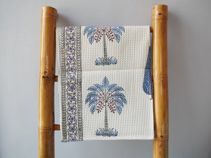 Palm HandBlock Premium Cotton Waffle Hand Towel
