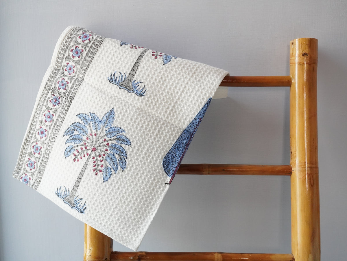 Palm HandBlock Premium Cotton Waffle Hand Towel
