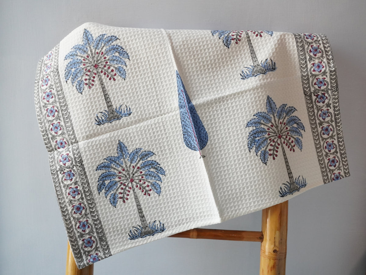 Palm HandBlock Premium Cotton Waffle Hand Towel