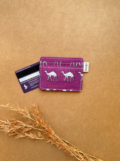 Sunset Streak Card Holder – Slim, Stylish & Smartly Functional