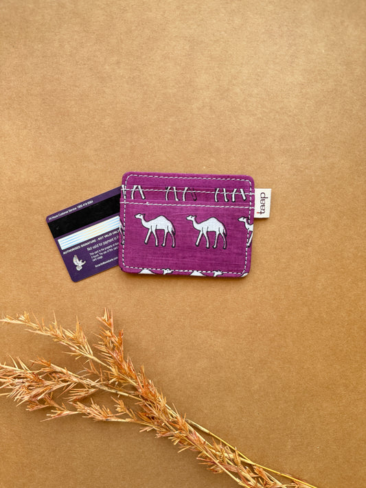 Sunset Streak Card Holder – Slim, Stylish & Smartly Functional