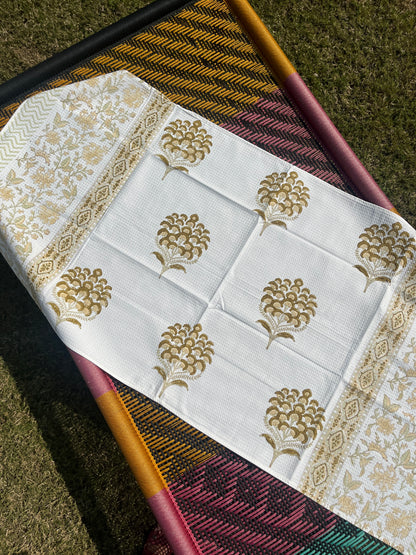 Ivory Palm HandBlock Cotton Bath Towel