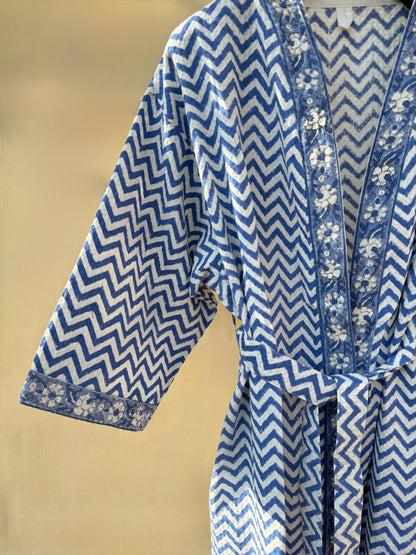 Zenith Bloom Premium Cotton Waffle Bathrobe (Adult)