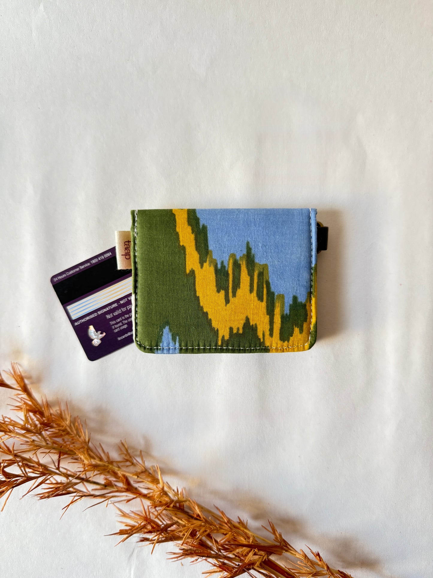 Earthbound Ikat Card Wallet – Compact Security with a Touch of Tradition
