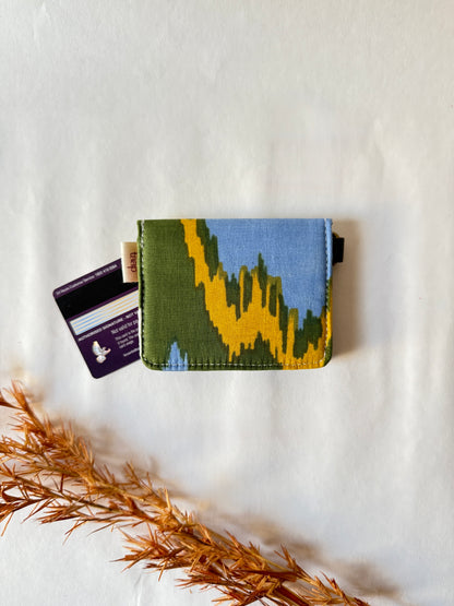 Earthbound Ikat Card Wallet – Compact Security with a Touch of Tradition