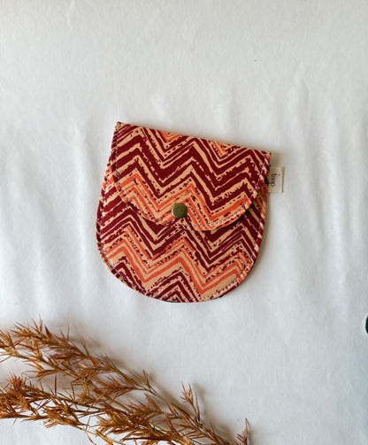 Desert Chevron Money Pouch – Pocket-Sized Organizer for Everyday Essentials
