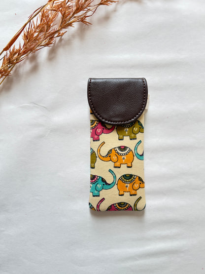 Playful Pachyderms Sunglass Cover – Gentle Guard for Your Shades