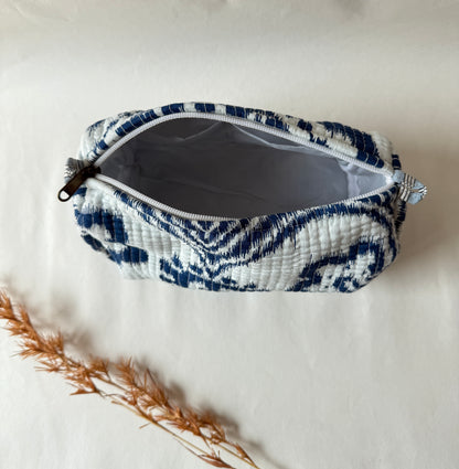 Ikat Cotton Quilted Pouches (set of 3)
