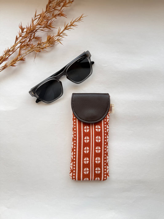 Tribal Moss Sunglass Cover – Gentle Guard for Your Shades