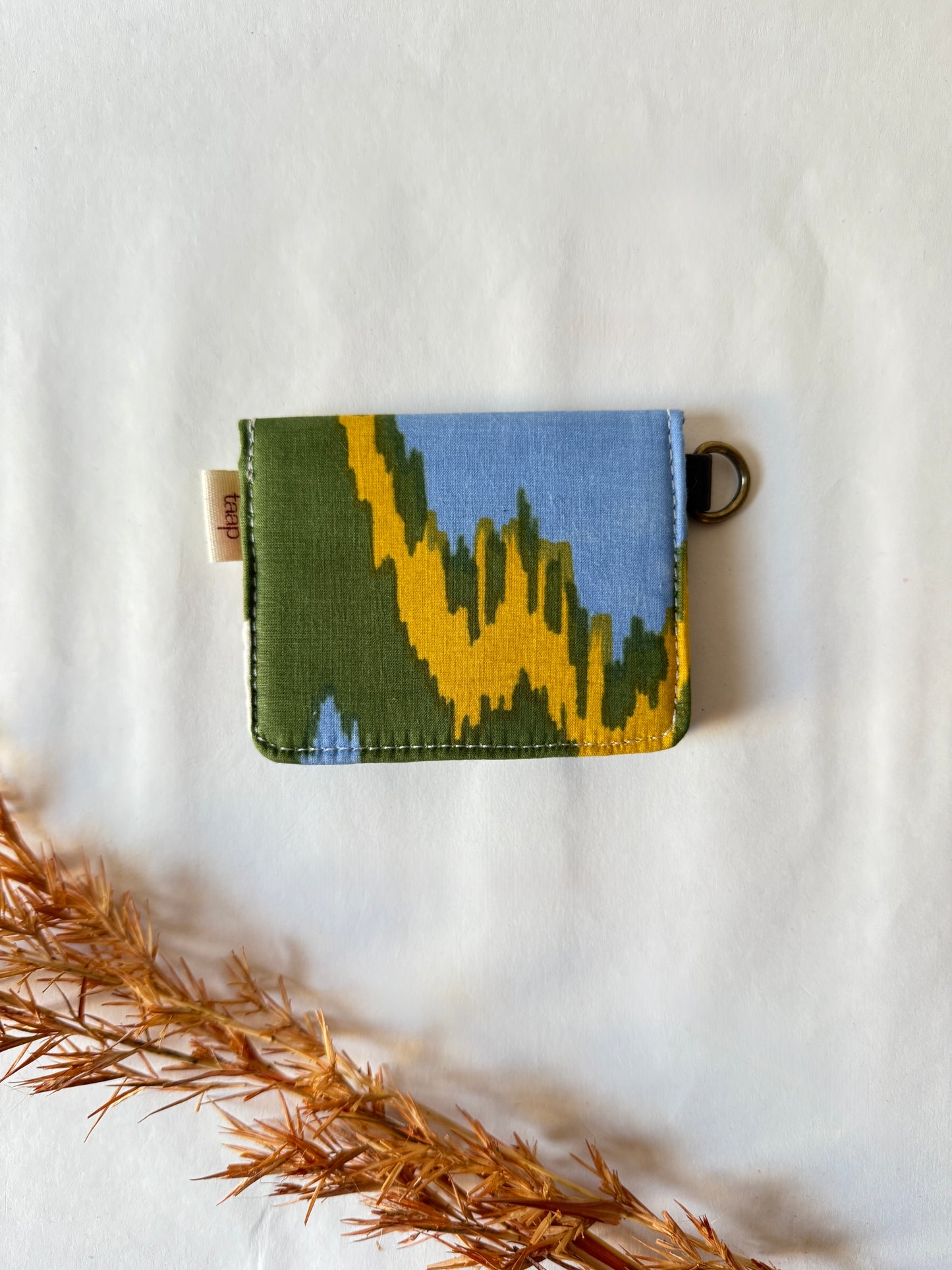 Earthbound Ikat Card Wallet – Compact Security with a Touch of Tradition
