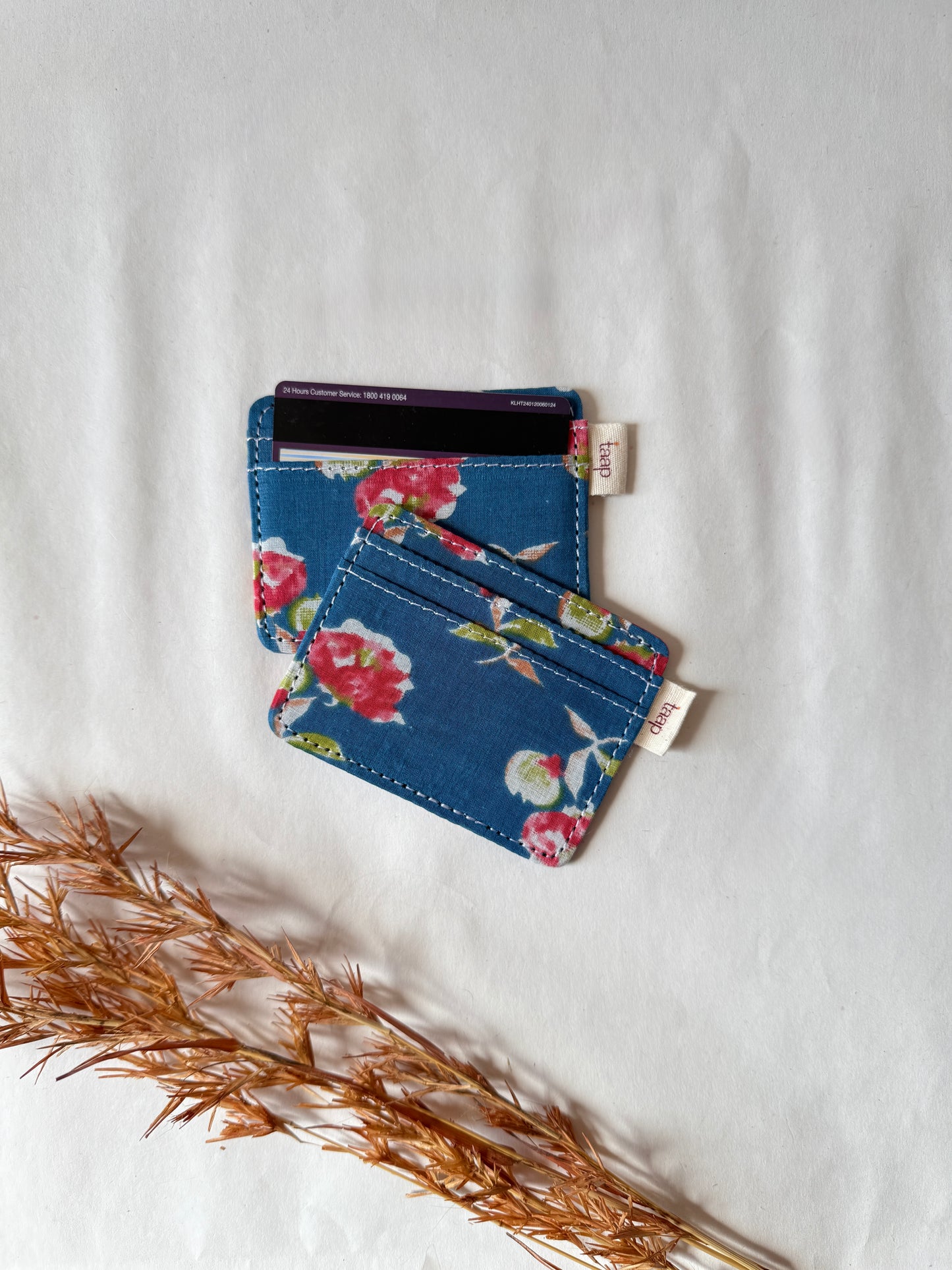 Indigo Rose Card Holder – Slim, Stylish & Smartly Functional