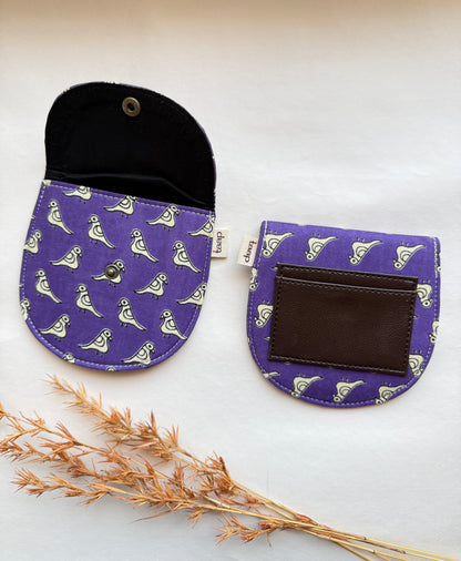 Purple Perch Money Pouch – Pocket-Sized Organizer for Everyday Essentials
