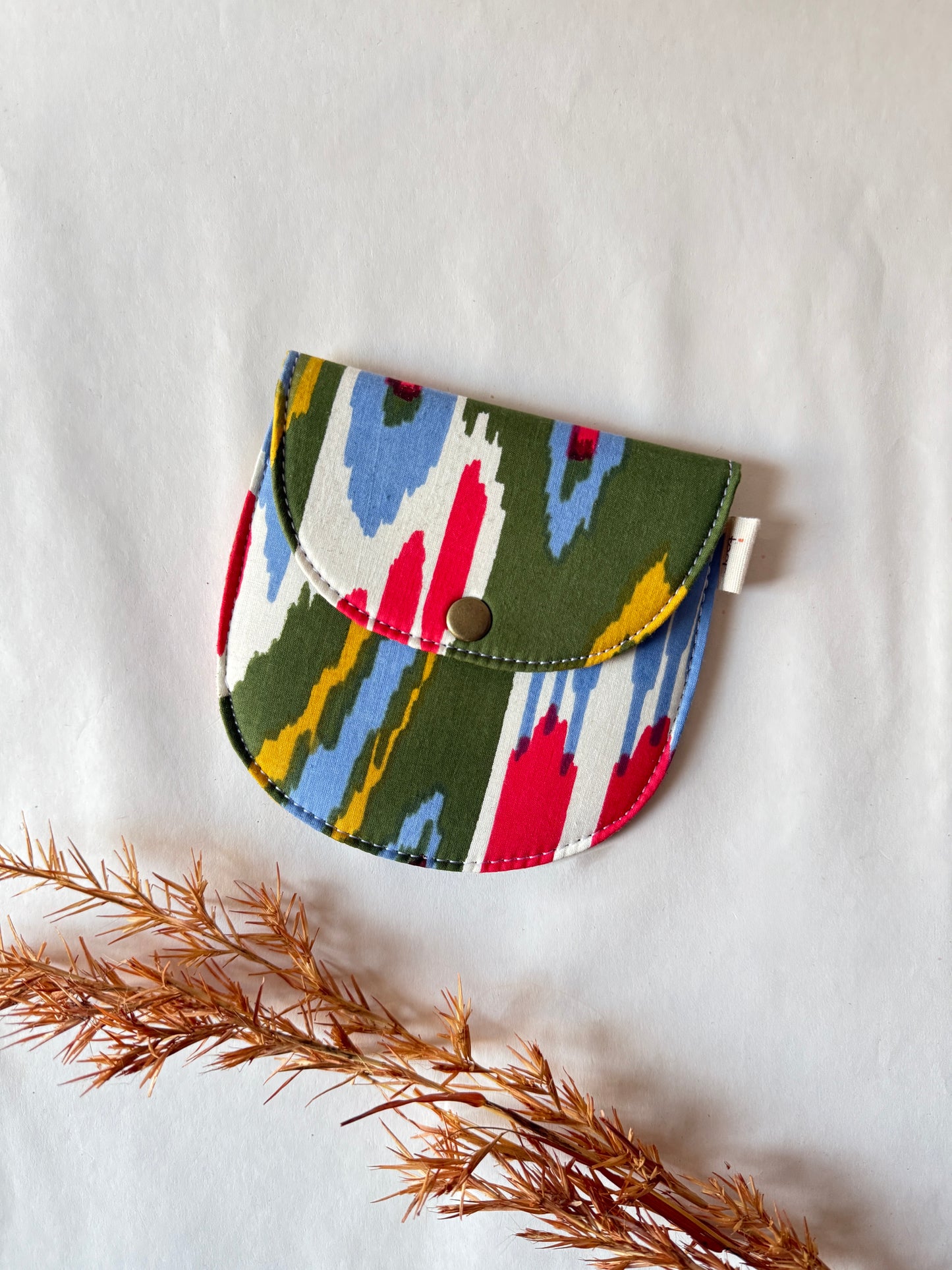 Earthbound Ikat Money Pouch – Pocket-Sized Organizer for Everyday Essentials