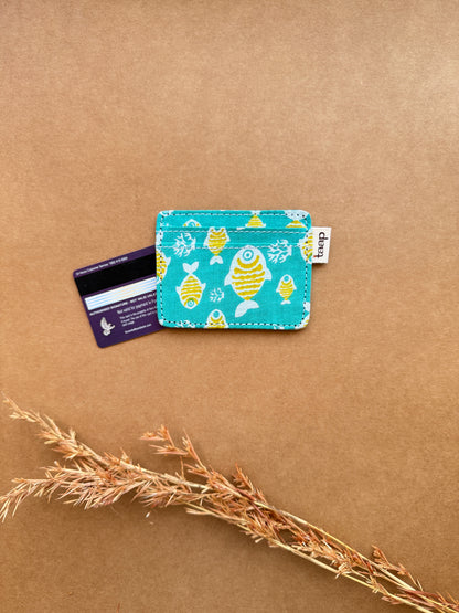 Blue Tropics Pastures Card Holder – Slim, Stylish & Smartly Functional