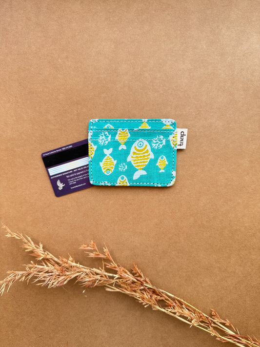 Blue Tropics Pastures Card Holder – Slim, Stylish & Smartly Functional