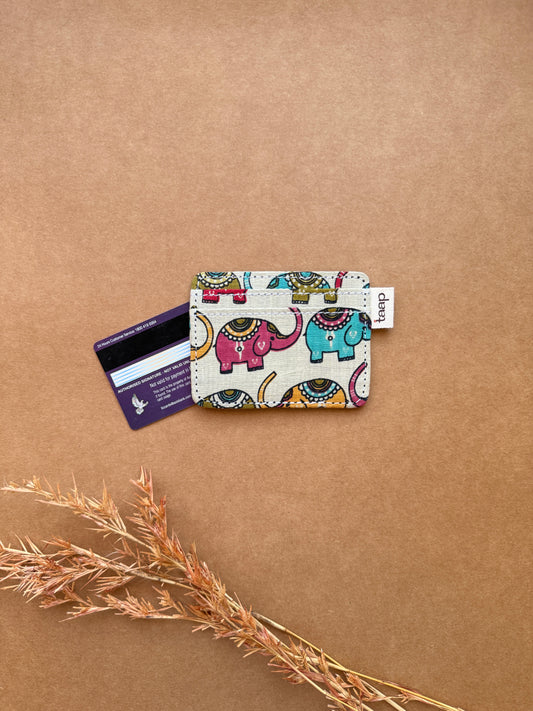 Playful Pachyderms Card Holder – Slim, Stylish & Smartly Functional