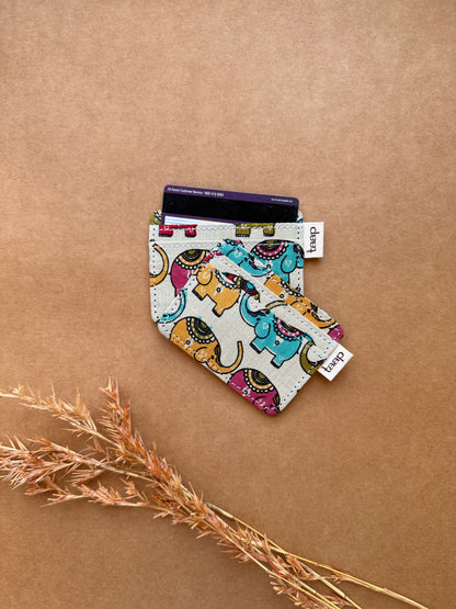 Playful Pachyderms Card Holder – Slim, Stylish & Smartly Functional
