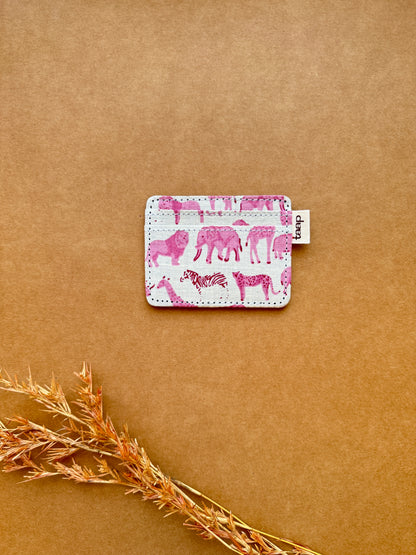 Blush Safari Card Holder – Slim, Stylish & Smartly Functional