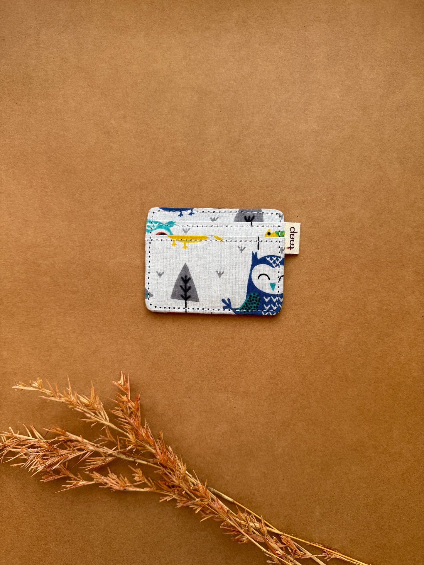 Autumn Owl Card Holder – Slim, Stylish & Smartly Functional