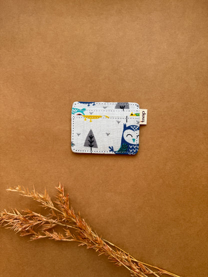Autumn Owl Card Holder – Slim, Stylish & Smartly Functional