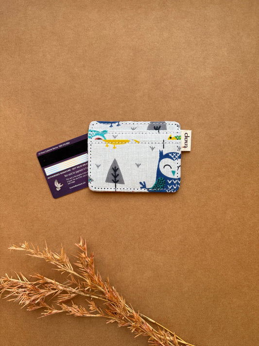 Autumn Owl Card Holder – Slim, Stylish & Smartly Functional