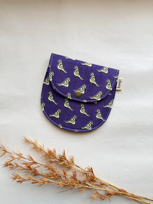 Purple Perch Money Pouch – Pocket-Sized Organizer for Everyday Essentials
