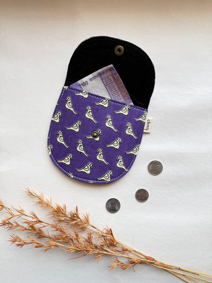 Purple Perch Money Pouch – Pocket-Sized Organizer for Everyday Essentials